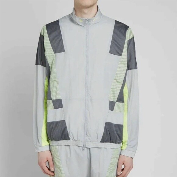 Nike Other - Nike x CLOT Track Jacket Mens M Gray Reflective Full Zip Windbreaker